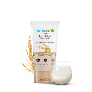 Rice Dewy Bright Face Wash With Rice Water & Niacinamide for Glass Skin - 150 ml -Mamaearth - Image 2